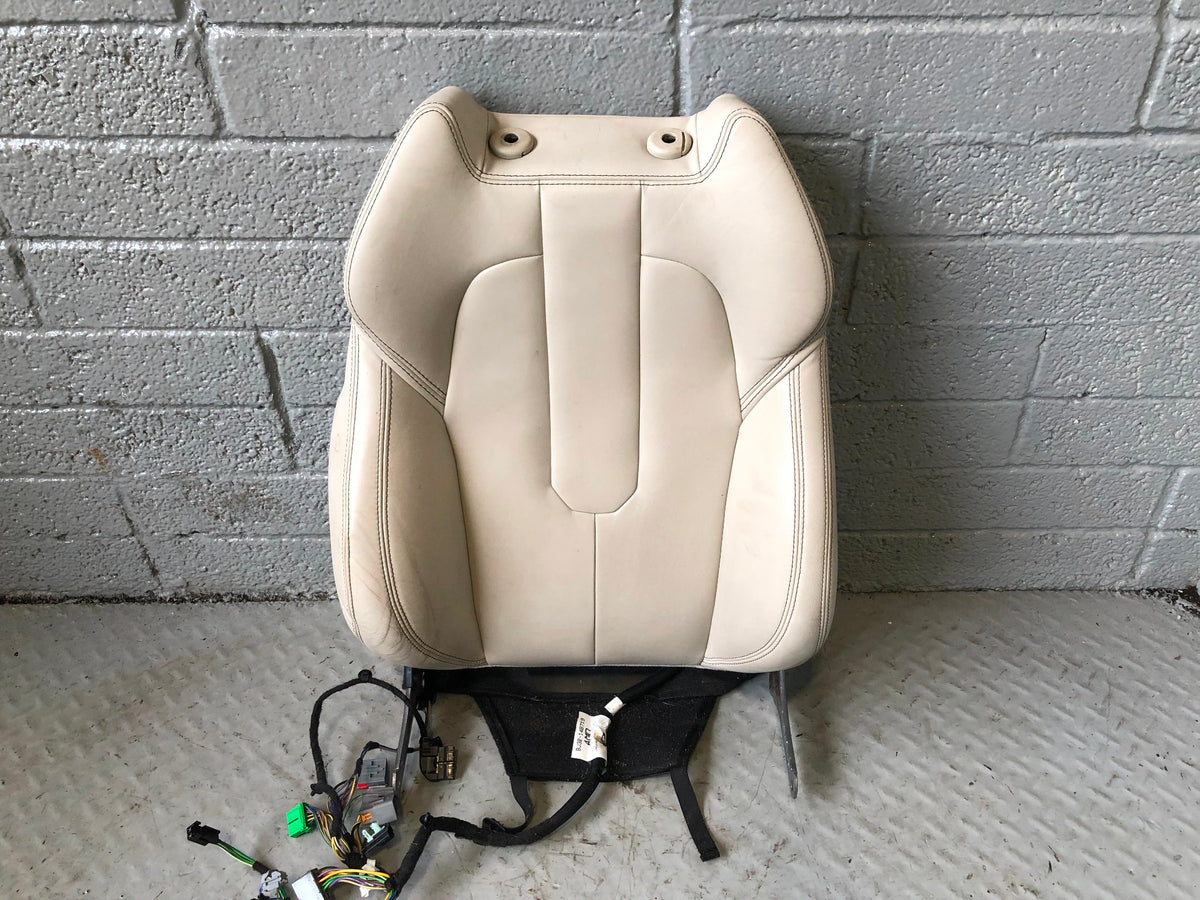 Range Rover Evoque Seat Back Front Off Side Right Leather Ivory 2011 to 2015