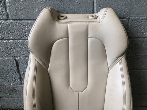 Range Rover Evoque Seat Back Front Off Side Right Leather Ivory 2011 to 2015