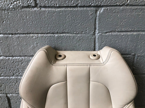 Range Rover Evoque Seat Back Front Off Side Right Leather Ivory 2011 to 2015