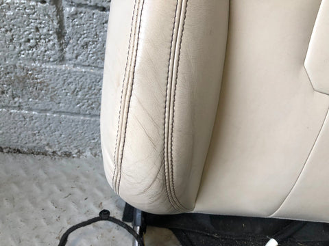 Range Rover Evoque Seat Back Front Off Side Right Leather Ivory 2011 to 2015