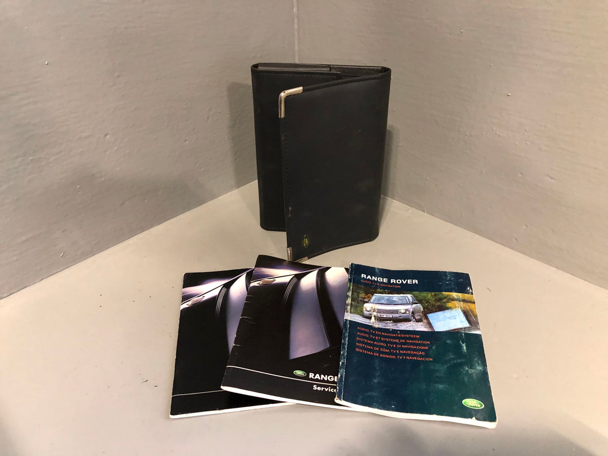 Range Rover L322 Handbook Manual User Guides in Wallet Pre-Facelift R31075