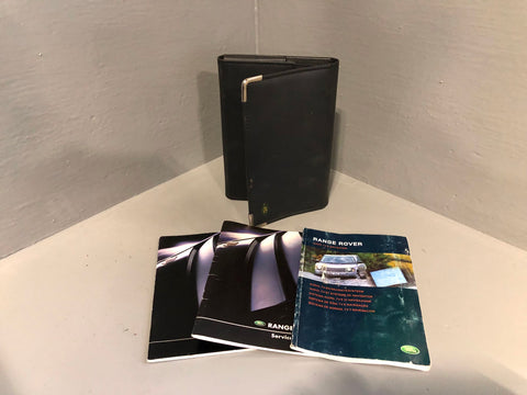 Range Rover L322 Handbook Manual User Guides in Wallet Pre-Facelift R31075