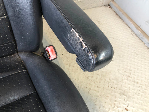 Discovery 3 Seats Black Leather Electric Set x 7 Land Rover 2004 to 2009 K05115