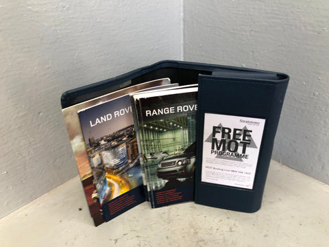 Range Rover Sport Handbook Manual in Wallet Facelift 2009 to 2013 L31036
