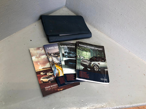 Range Rover Sport Handbook Manual in Wallet Facelift 2009 to 2013 L31036