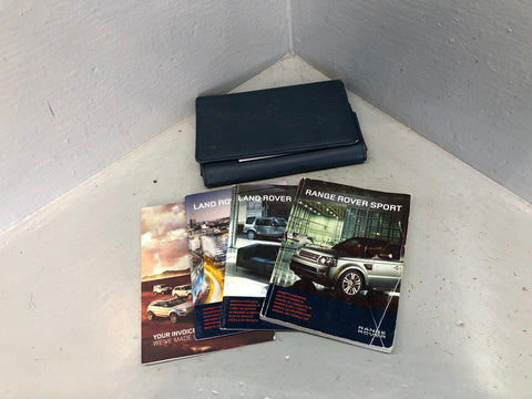 Range Rover Sport Handbook Manual in Wallet Facelift 2009 to 2013 L31036