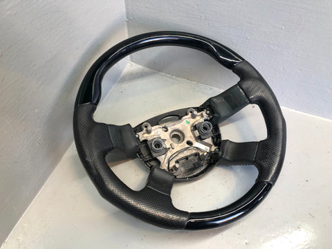 Range Rover L322 Leather Steering Wheel Piano Black 2002 to 2009 R14114