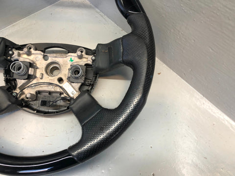 Range Rover L322 Leather Steering Wheel Piano Black 2002 to 2009 R14114