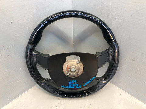 Range Rover L322 Leather Steering Wheel Piano Black 2002 to 2009 R14114