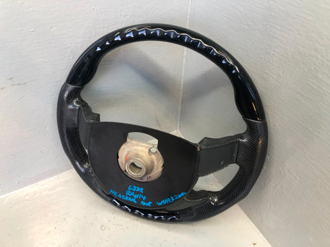 Range Rover L322 Leather Steering Wheel Piano Black 2002 to 2009 R14114