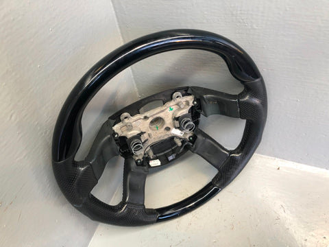 Range Rover L322 Leather Steering Wheel Piano Black 2002 to 2009 R14114