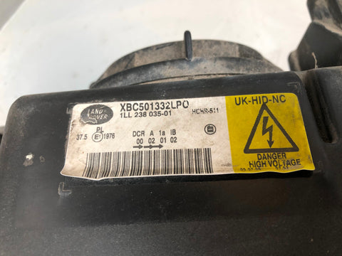 Range Rover L322 Headlight Xenon Near Side Facelift XBC501332LPO Left