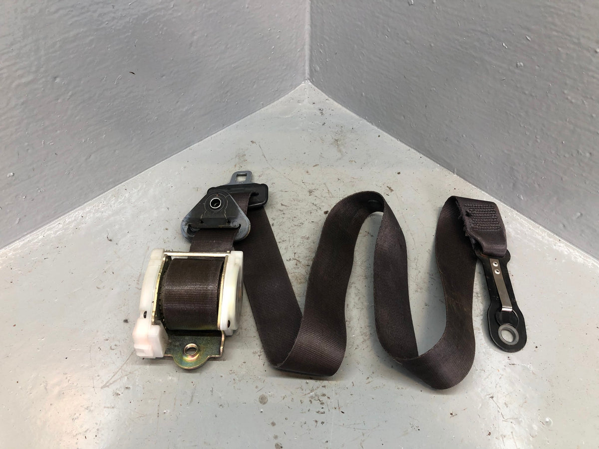 Range Rover P38 Seat Belt Off Side Front Drivers Black 1994 to 2002