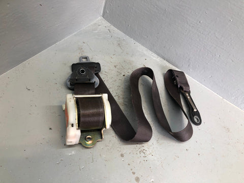 Range Rover P38 Seat Belt Off Side Front Drivers Black 1994 to 2002