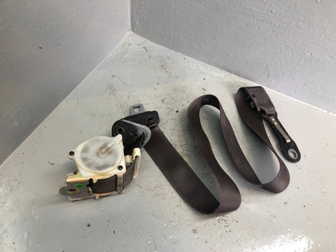 Range Rover P38 Seat Belt Off Side Front Drivers Black 1994 to 2002