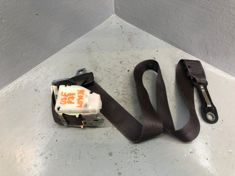 Range Rover P38 Seat Belt Off Side Front Drivers Black 1994 to 2002