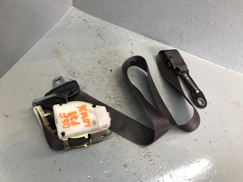 Range Rover P38 Seat Belt Off Side Front Drivers Black 1994 to 2002