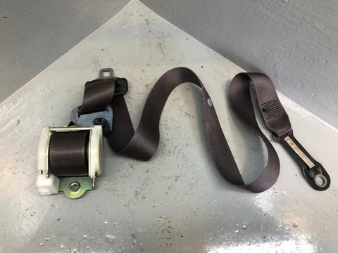 Range Rover P38 Seat Belt Near Side Front Passenger Black 1994 to 2002