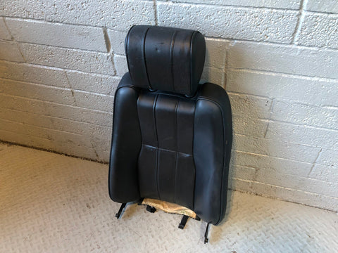 Range Rover L322 Seat Back Near Side Front Black Leather Heated Screen R14115