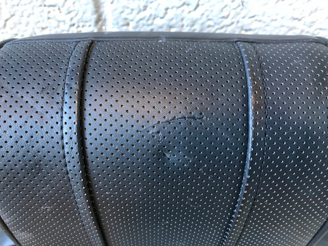 Range Rover L322 Seat Back Near Side Front Black Leather Heated Screen R14115