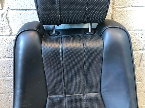 Range Rover L322 Seat Back Near Side Front Black Leather Heated Screen R14115