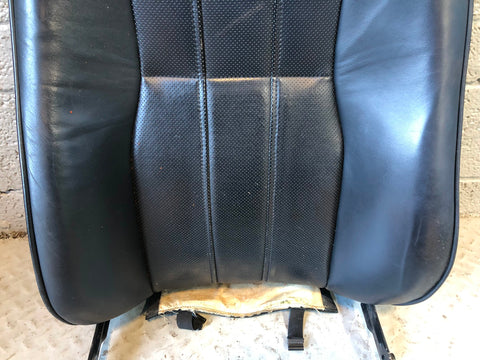 Range Rover L322 Seat Back Near Side Front Black Leather Heated Screen R14115