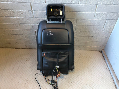Range Rover L322 Seat Back Near Side Front Black Leather Heated Screen R14115