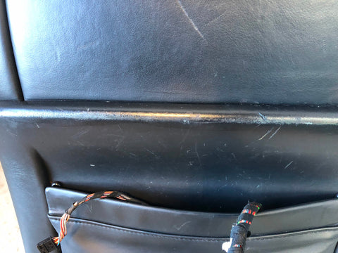 Range Rover L322 Seat Back Near Side Front Black Leather Heated Screen R14115