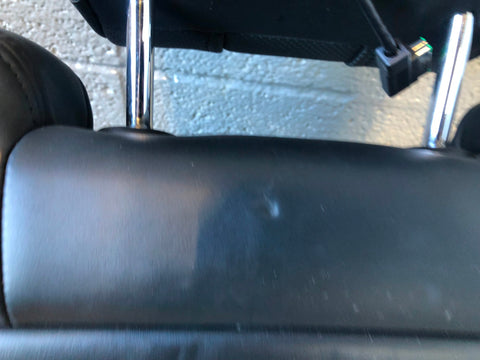 Range Rover L322 Seat Back Near Side Front Black Leather Heated Screen R14115