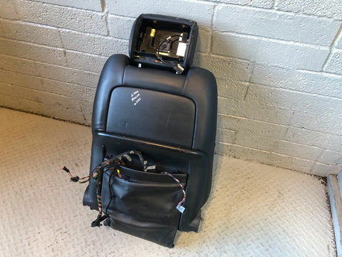 Range Rover L322 Seat Back Off Side Front Black Leather Heated Screen R14115