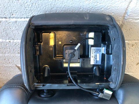 Range Rover L322 Seat Back Off Side Front Black Leather Heated Screen R14115