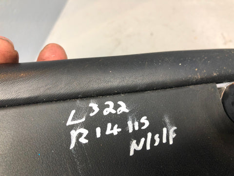 Range Rover L322 Armrest in Black Near Side Front 2006 to 2009 R14115