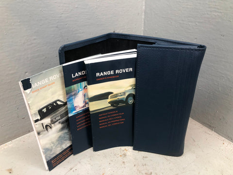 Range Rover Handbook Manual User Guides in Wallet L322 Facelift K11056