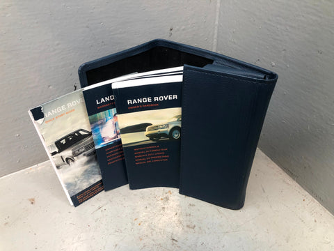 Range Rover Handbook Manual User Guides in Wallet L322 Facelift K11056