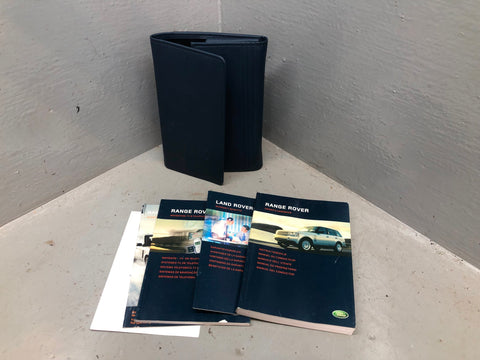 Range Rover Handbook Manual User Guides in Wallet L322 Facelift K11056