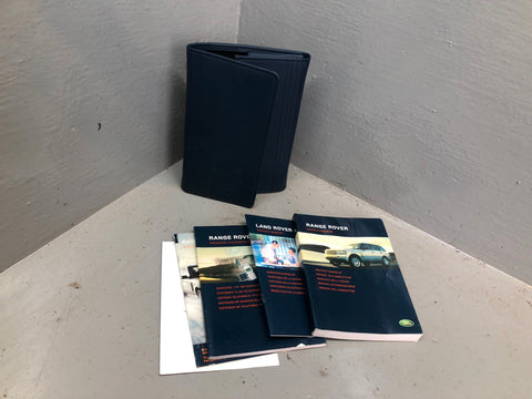 Range Rover Handbook Manual User Guides in Wallet L322 Facelift K11056