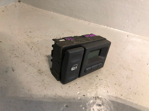 Discovery 2 Clock and Central Locking Button Grey YFB100500LNF Land Rover