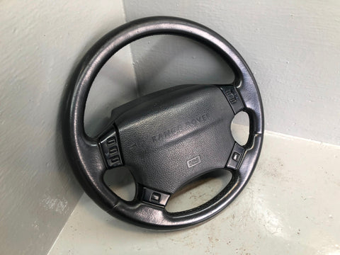 Range Rover P38 Steering Wheel Complete Black Leather 1994 to 2002