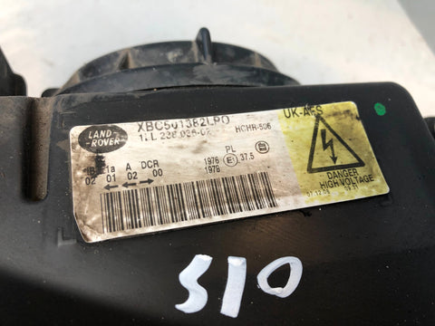 Range Rover L322 Headlight Xenon Off Side Facelift AFS Active XBC501382LPO