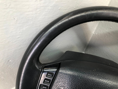 Range Rover P38 Steering Wheel Complete Black Leather 1994 to 2002