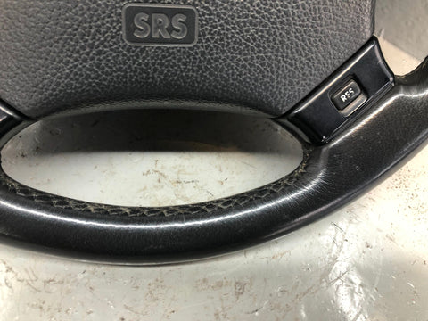 Range Rover P38 Steering Wheel Complete Black Leather 1994 to 2002