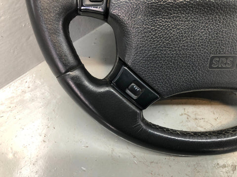 Range Rover P38 Steering Wheel Complete Black Leather 1994 to 2002