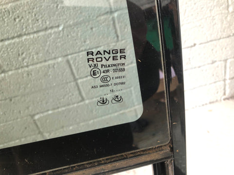 Range Rover L405 Rear Quarter Window Glass Double Glazed Off Side Door Tinted