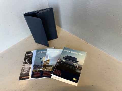 Range Rover Sport Handbook Manual in Wallet Facelift 2009 to 2013 C11095