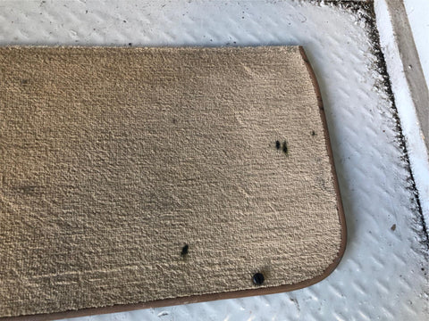 Range Rover P38 Tailgate Door Card Beige Carpet 1994 to 2002 L09036