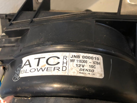 Discovery 2 Heater Blower Motor Assembly JNB000010 Land Rover 1998 to 2004