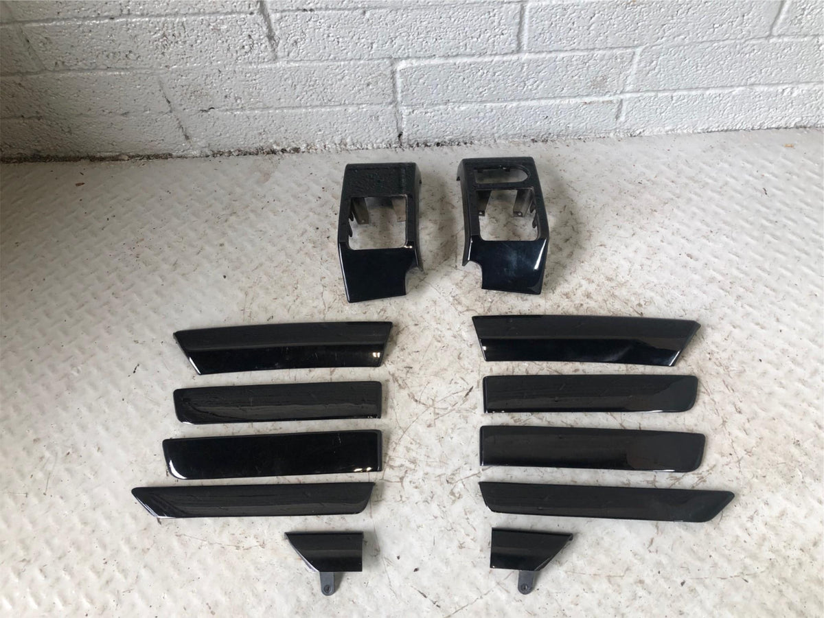 Range Rover L322 12 Piece Trim Dashboard Finisher Kit Piano Gloss Black K11056