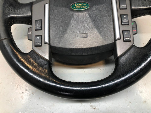 Steering Wheel Multi Function Leather Black Discovery 3 Range Rover Sport K05115