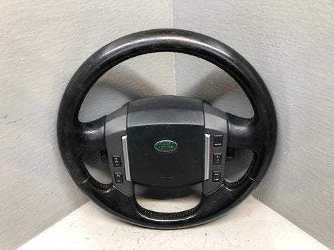 Steering Wheel Multi Function Leather Black Discovery 3 Range Rover Sport K05115