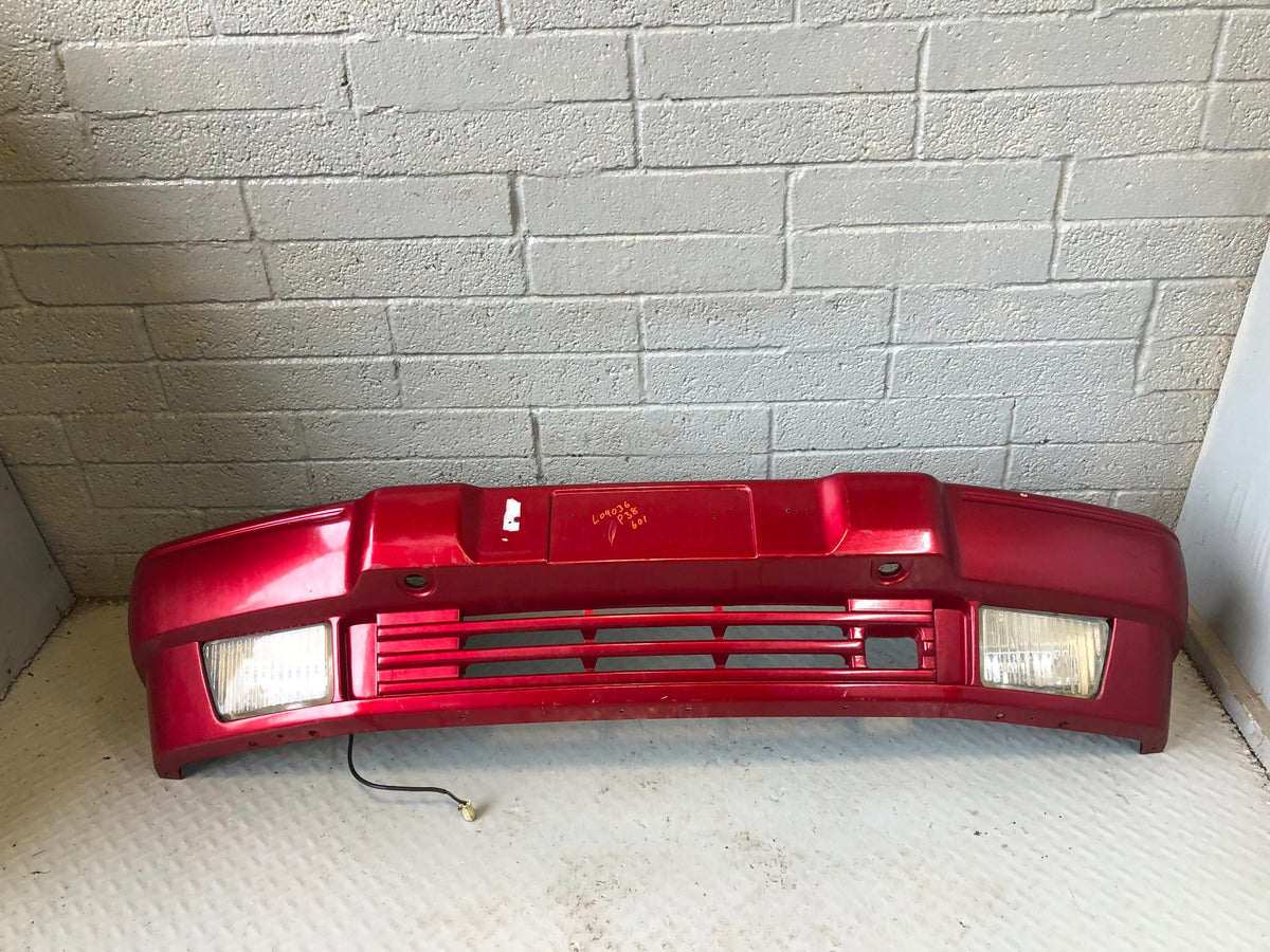 Range Rover P38 Front Bumper with Fog Light Rioja Red 601 1994 to 2002 L09036